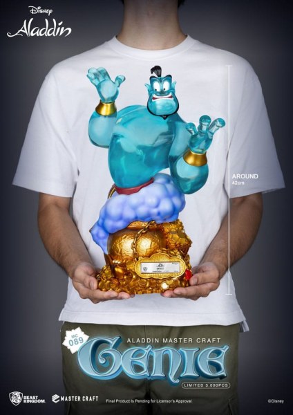 Estatuilla MasterCraft Genius 42 cm Edición Limitada - Disney Aladdín
