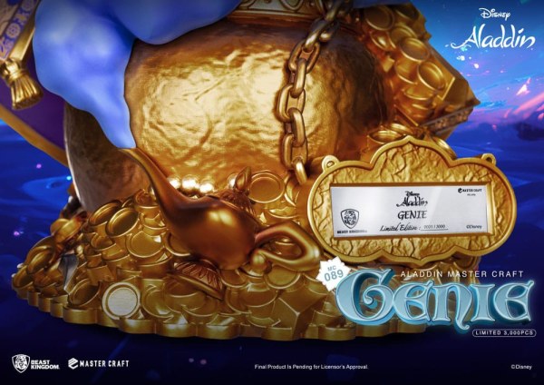 Estatuilla MasterCraft Genius 42 cm Edición Limitada - Disney Aladdín