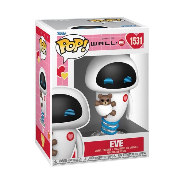Figura de vinilo Wall-E Valentines POP! 1531 Disney Eve 9 cm