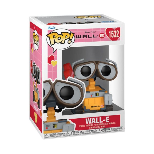 Figura de vinilo Wall-E de Disney de 9 cm de Wall-E Valentines POP!