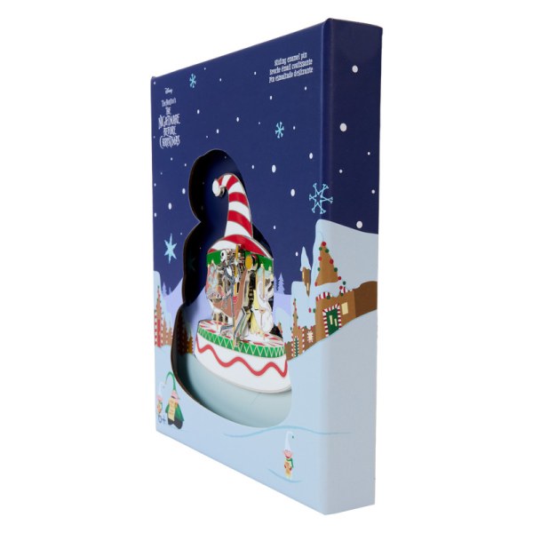 Pin caja de colección Candy Cane Carousel - DISNEY LOUNGEFLY Pesadilla antes de Navidad