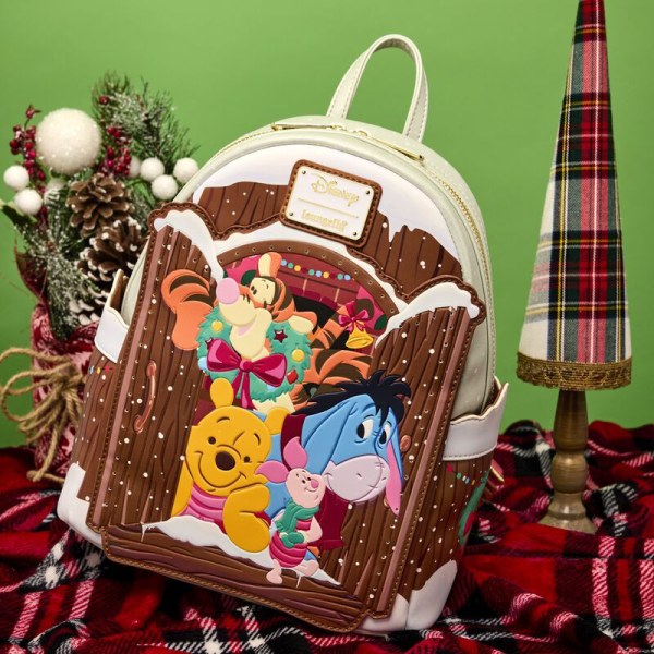 Mini Mochila iluminada saludos Navidad - DISNEY LOUNGEFLY Winnie The Pooh & Amigos
