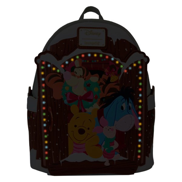 Mini Mochila iluminada saludos Navidad - DISNEY LOUNGEFLY Winnie The Pooh & Amigos