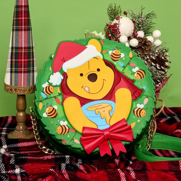Bolso de hombro atrapado en el resplandor de la corona - DISNEY LOUNGEFLY Winnie The Pooh