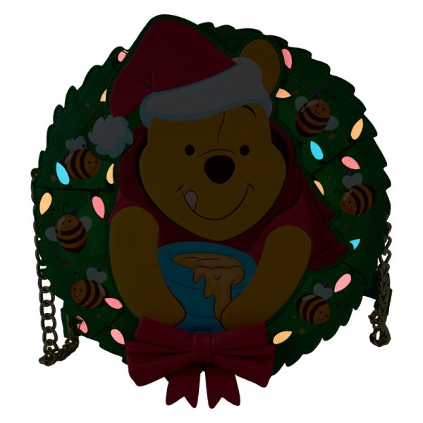 Bolso de hombro atrapado en el resplandor de la corona - DISNEY LOUNGEFLY Winnie The Pooh