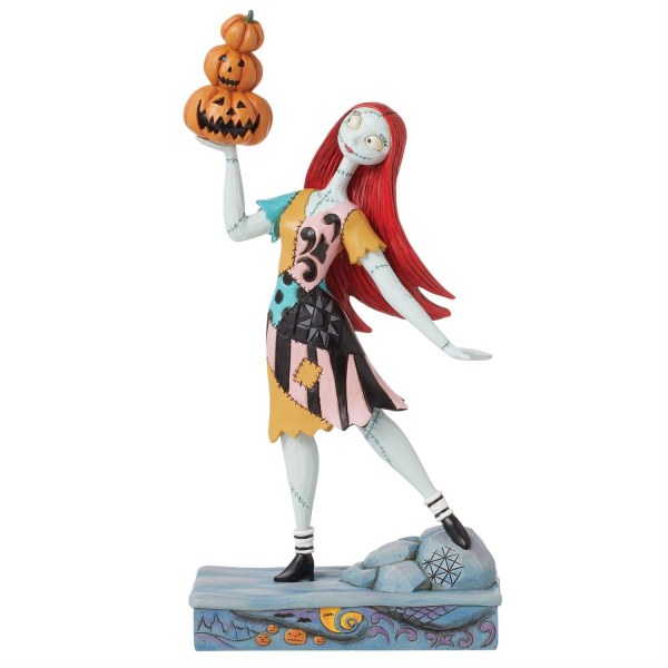 Figura de Sally con calabazas - DISNEY TRADITIONS