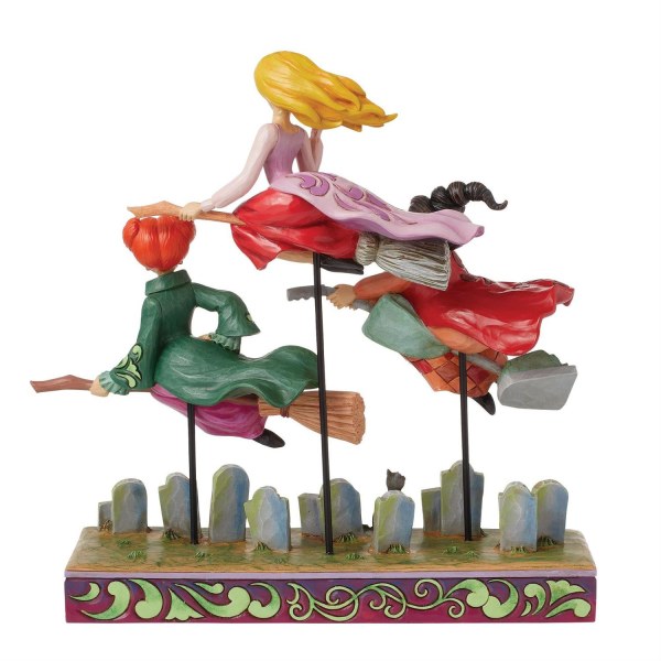 Figura de las hermanas Sanderson voladora Abracadabra - DISNEY TRADITIONS