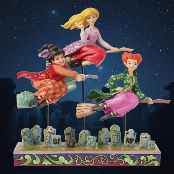 Figura de las hermanas Sanderson voladora Abracadabra - DISNEY TRADITIONS