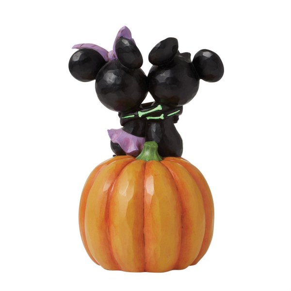 Figura de calabaza LED Mickey y Minnie Esqueletos - DISNEY TRADITIONS