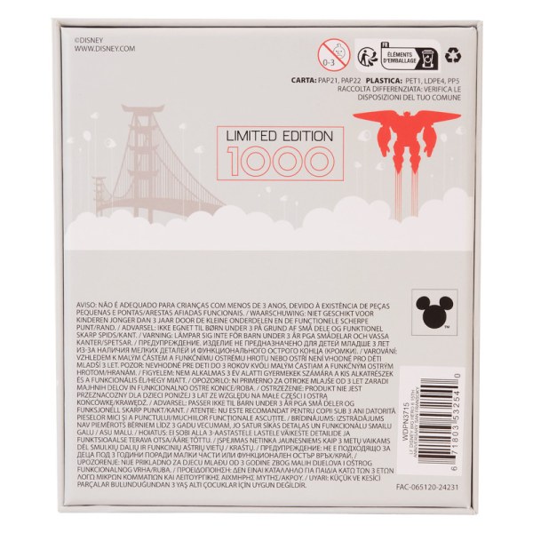 Pin caja de coleccionista Baymax ama San Fransokyo 10° aniversario - DISNEY LOUNGEFLY Big Hero 6