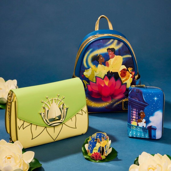 Bolso Bandolera Charm - DISNEY LOUNGEFLY The Princess and the Frog 15º Aniversario