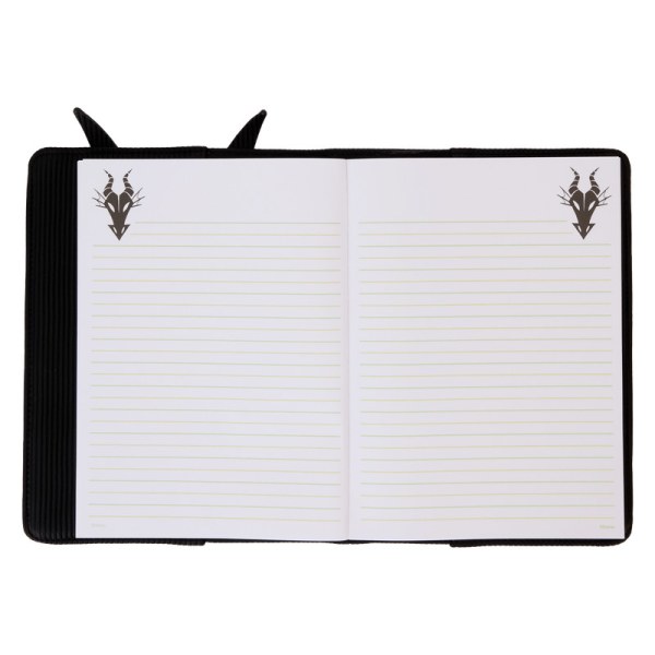 Diario de Artículos De Papelería rellenable cuernos de dragón de Maléfica - DISNEY LOUNGEFLY Villains