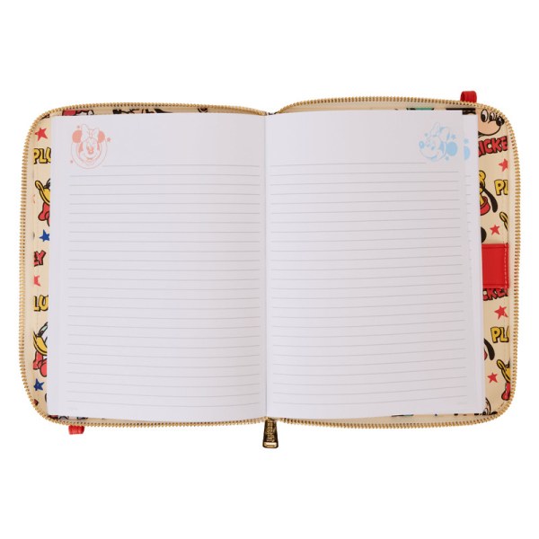 Diario bandolera rellenable Mickey & Amigos - DISNEY LOUNGEFLY