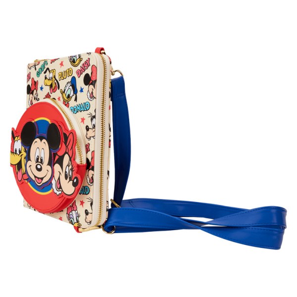 Diario bandolera rellenable Mickey & Amigos - DISNEY LOUNGEFLY