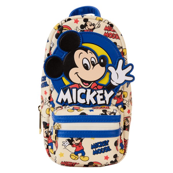 Estuche para lápices mini mochila Mickey - DISNEY LOUNGEFLY