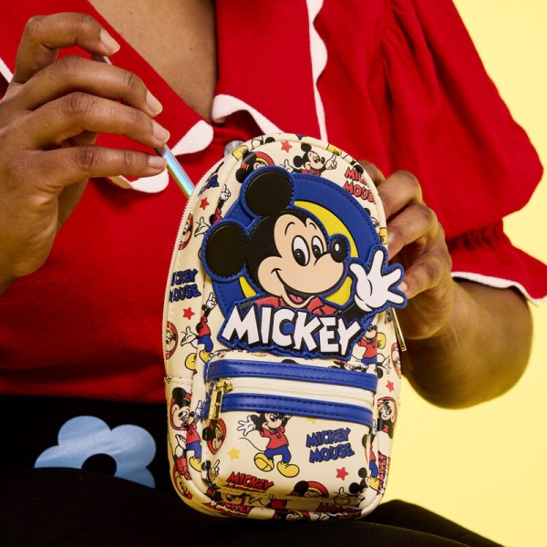 Estuche para lápices mini mochila Mickey - DISNEY LOUNGEFLY