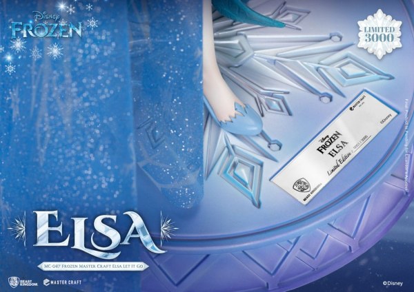 Figura de Elsa Let It Go de Disney Frozen Master Craft de 40 cm