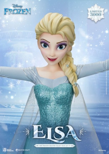 Figura de Elsa Let It Go de Disney Frozen Master Craft de 40 cm
