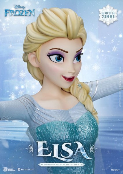 Figura de Elsa Let It Go de Disney Frozen Master Craft de 40 cm