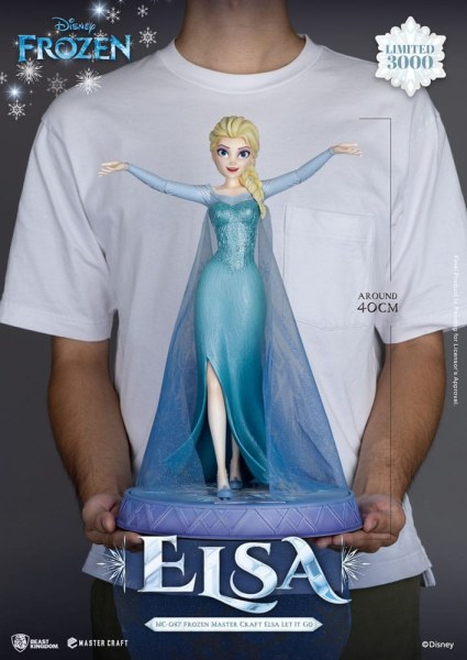 Figura de Elsa Let It Go de Disney Frozen Master Craft de 40 cm
