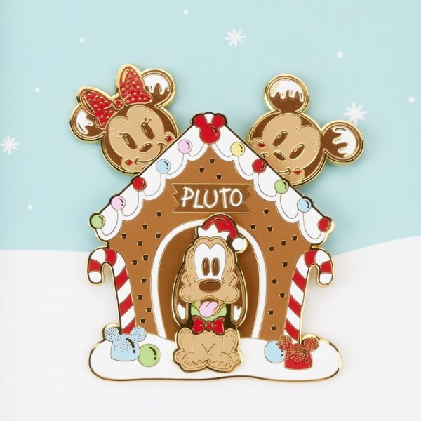 Pop Pin Casa de jengibre de Pluto Mickey y Amigos - DISNEY LOUNGEFLY