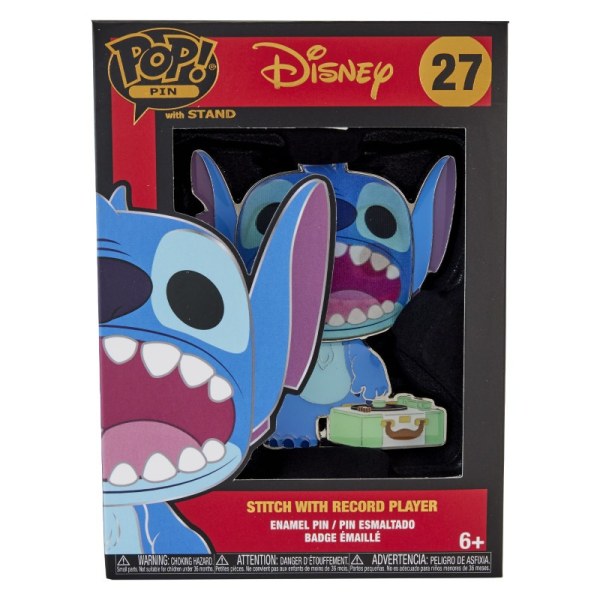 Pop Pin Stitch con tocadiscos - Disney Lilo & Stitch