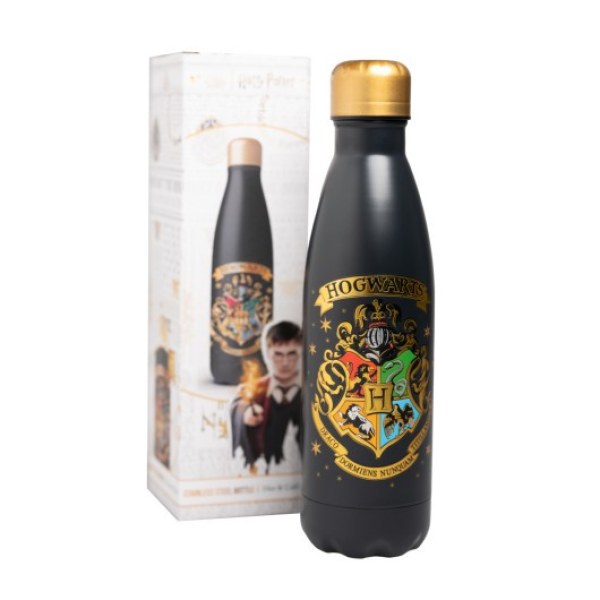BOTELLA ISOTERMICA DE METAL HOGWARTS - HARRY POTTER