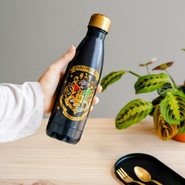 BOTELLA ISOTERMICA DE METAL HOGWARTS - HARRY POTTER
