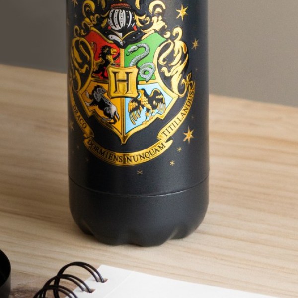 BOTELLA ISOTERMICA DE METAL HOGWARTS - HARRY POTTER