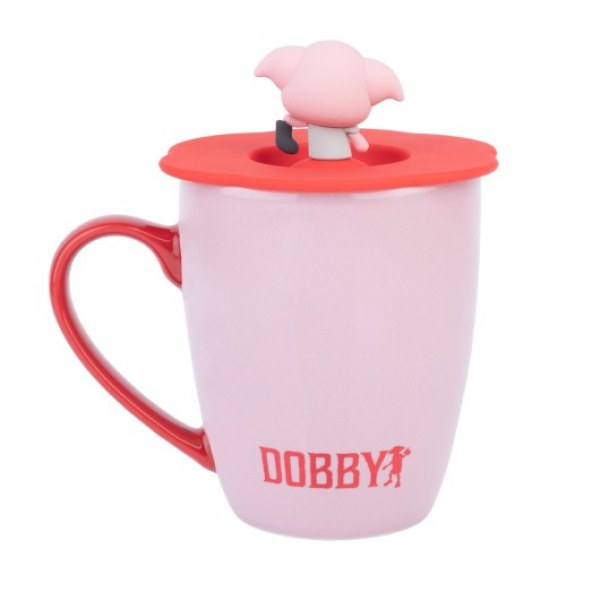 TAZA PREMIUM CON TAPA DOBBY - HARRY POTTER