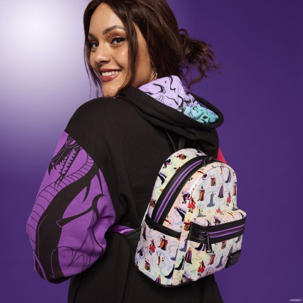 Mini mochila iridiscente Villains - DISNEY LOUNGEFLY