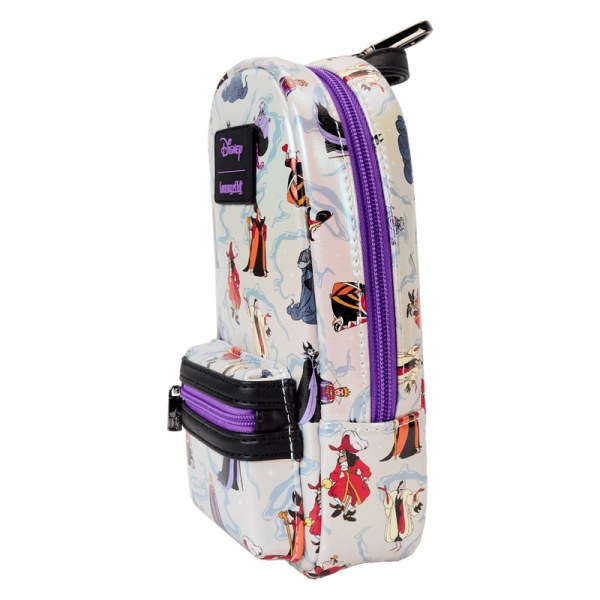 Estuche para lápices Mini Mochila iridiscente Villanos - DISNEY LOUNGEFLY
