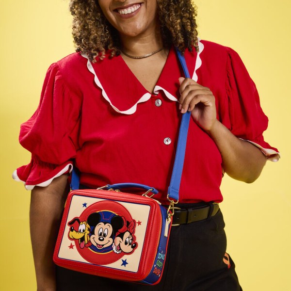 Bolso bandolera caja de almuerzo Mickey y Amigos - DISNEY LOUNGEFLY