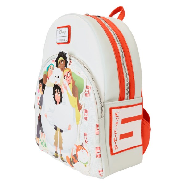 Mini Mochila Baymax & Amigos - DISNEY LOUNGEFLY Big Hero 6 10.º aniversario