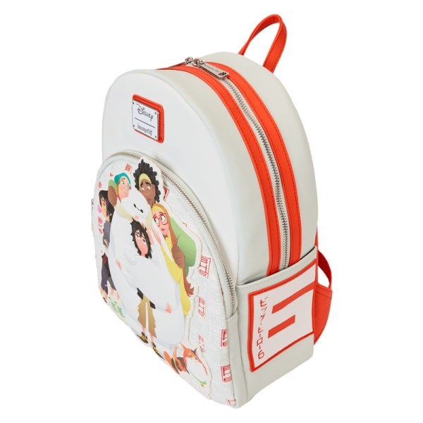 Mini Mochila Baymax & Amigos - DISNEY LOUNGEFLY Big Hero 6 10.º aniversario
