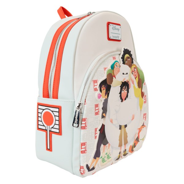 Mini Mochila Baymax & Amigos - DISNEY LOUNGEFLY Big Hero 6 10.º aniversario