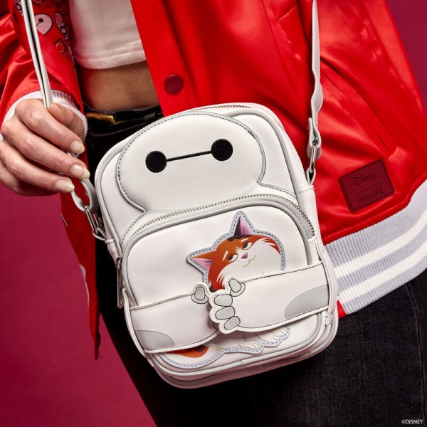 Bolso bandolera con monedero Baymax y Mochi - DISNEY LOUNGEFLY Big Hero 6 10th Anniversary