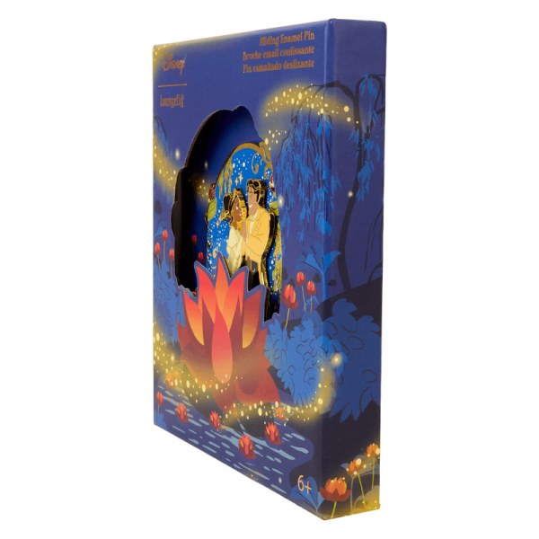 Pin caja de coleccionista Tiana y Naveen Glow - DISNEY LOUNGEFLY La princesa y el sapo 15.º aniversario