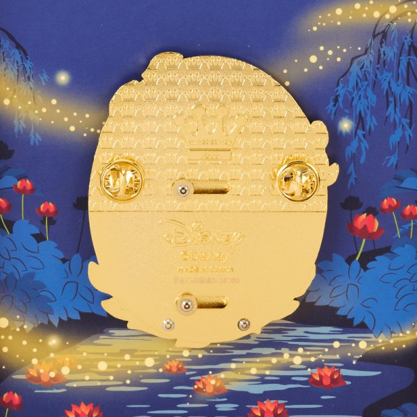 Pin caja de coleccionista Tiana y Naveen Glow - DISNEY LOUNGEFLY La princesa y el sapo 15.º aniversario