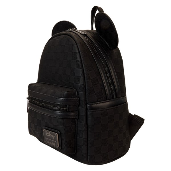 mini mochila con textura a cuadros de Mickey Mouse - DISNEY LOUNGEFLY
