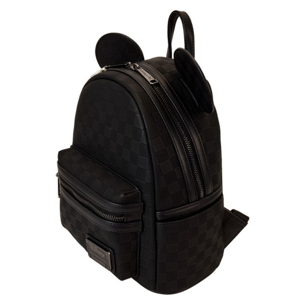 mini mochila con textura a cuadros de Mickey Mouse - DISNEY LOUNGEFLY