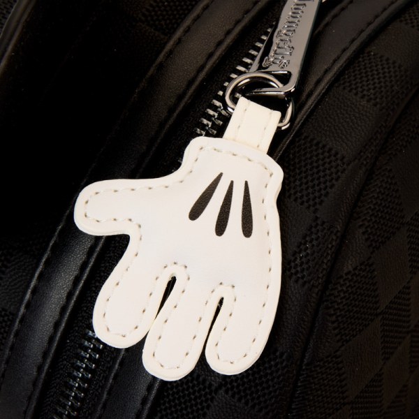 mini mochila con textura a cuadros de Mickey Mouse - DISNEY LOUNGEFLY