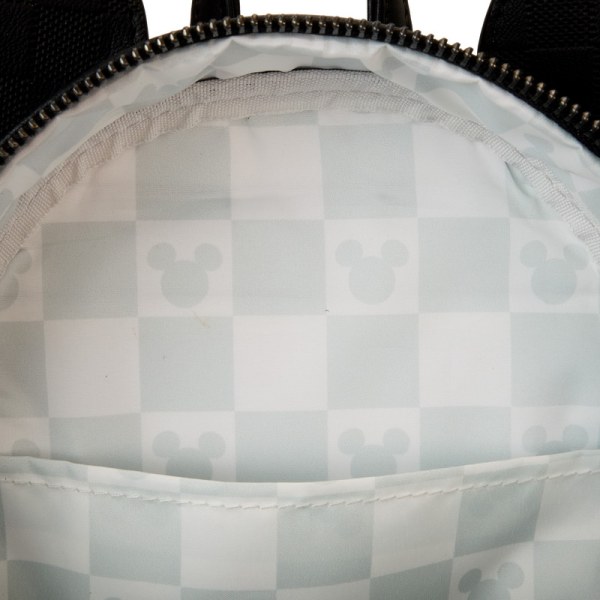 mini mochila con textura a cuadros de Mickey Mouse - DISNEY LOUNGEFLY