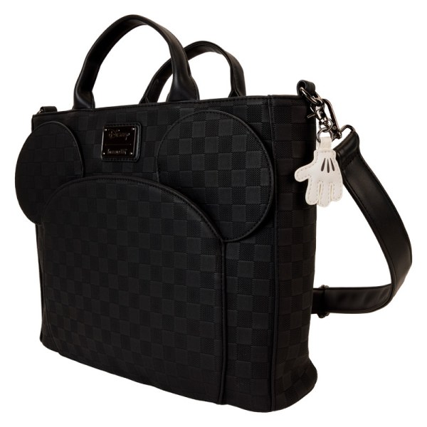 mochilas convertible y Bolsa Tote con textura a cuadros de Mickey Mouse - DISNEY LOUNGEFLY