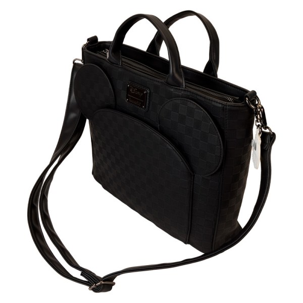 mochilas convertible y Bolsa Tote con textura a cuadros de Mickey Mouse - DISNEY LOUNGEFLY