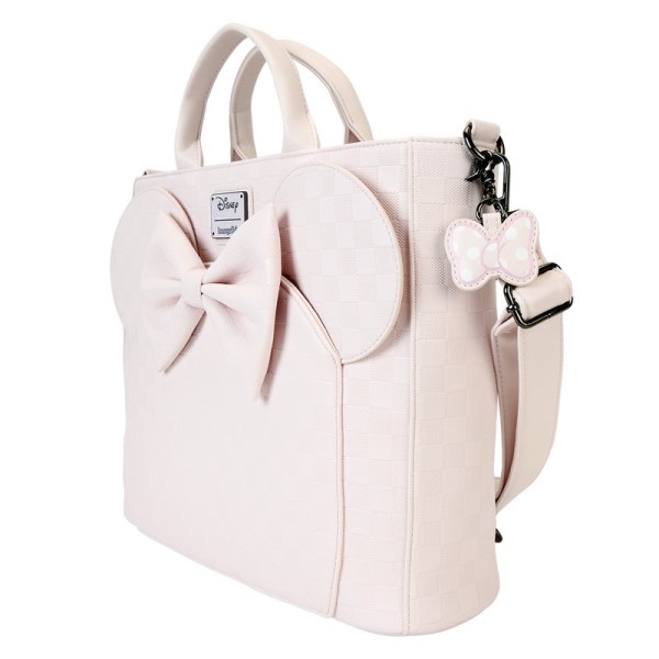 mochilas convertible y Bolsa Tote con textura de cuadros de Minnie Mouse - DISNEY LOUNGEFLY