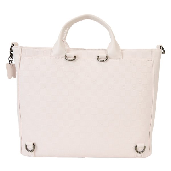 mochilas convertible y Bolsa Tote con textura de cuadros de Minnie Mouse - DISNEY LOUNGEFLY