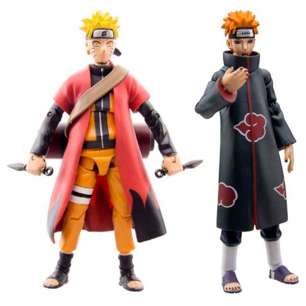set figuras Naruto vs Pain Sage Mode - Naruto Shippuden 25º aniversario