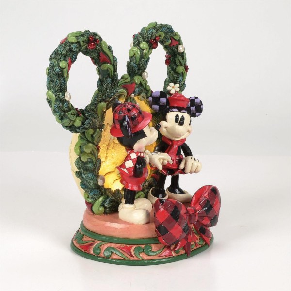 Diorama LED de Mickey y Minnie - Disney Traditions