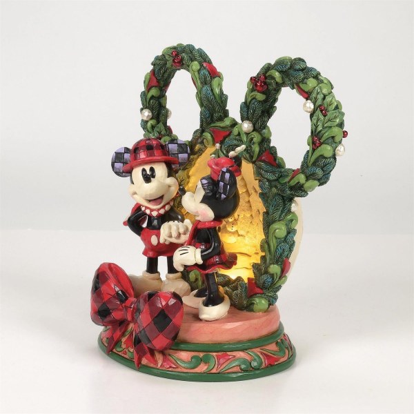 Diorama LED de Mickey y Minnie - Disney Traditions